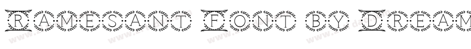 Ramesant Font by Dreamink (7NTypes)字体转换